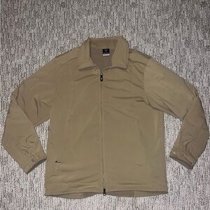 nike tan full-zip jacket